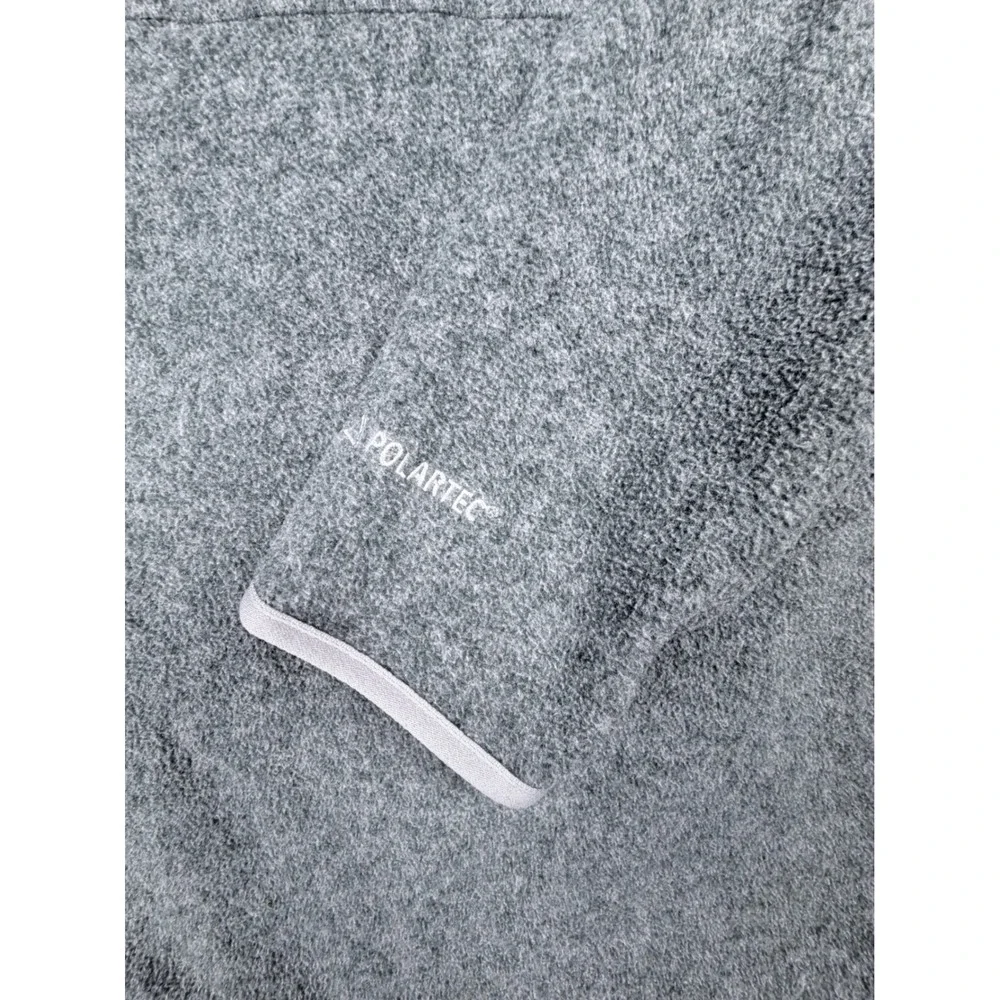 The North Face Polartec Fleece Pullover Mens XL Grey Crewneck Sweater NF0A4P8G